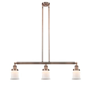 A thumbnail of the Innovations Lighting 213 Small Canton Antique Copper / Matte White