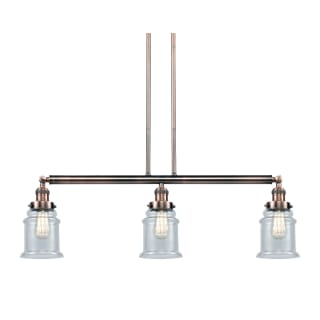A thumbnail of the Innovations Lighting 213-S Canton Antique Copper / Seedy