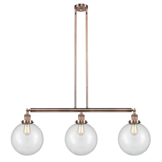 A thumbnail of the Innovations Lighting 213 X-Large Beacon Antique Copper / Clear