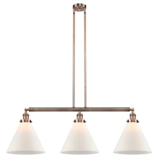 A thumbnail of the Innovations Lighting 213 X-Large Cone Antique Copper / Matte White