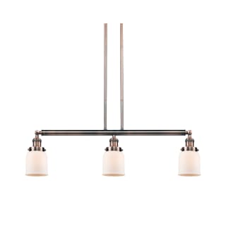 A thumbnail of the Innovations Lighting 213-S Small Bell Antique Copper / Matte White Cased