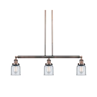 A thumbnail of the Innovations Lighting 213-S Small Bell Antique Copper / Clear