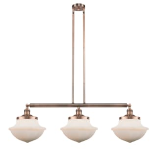 A thumbnail of the Innovations Lighting 213 Large Oxford Antique Copper / Matte White