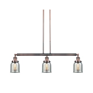 A thumbnail of the Innovations Lighting 213-S Small Bell Antique Copper / Silver Plated Mercury