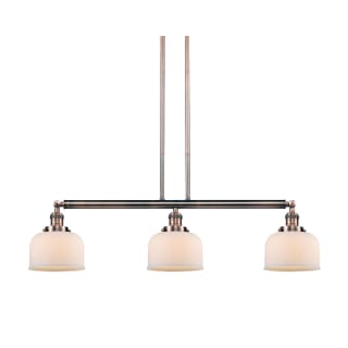 A thumbnail of the Innovations Lighting 213-S Large Bell Antique Copper / Matte White Cased