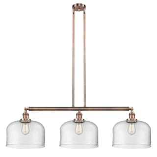 A thumbnail of the Innovations Lighting 213 X-Large Bell Antique Copper / Clear