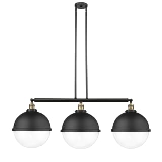A thumbnail of the Innovations Lighting 213-17-45 Hampden Linear Black Antique Brass / Clear