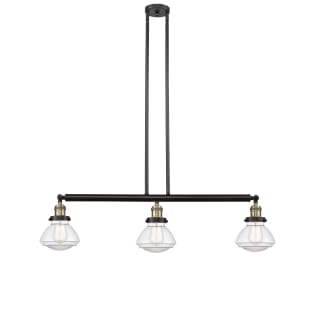 A thumbnail of the Innovations Lighting 213-S Olean Black Antique Brass / Clear
