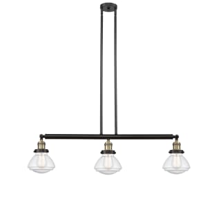 A thumbnail of the Innovations Lighting 213-S Olean Black Antique Brass / Seedy
