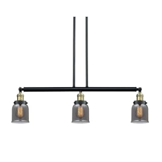 A thumbnail of the Innovations Lighting 213-S Small Bell Black / Antique Brass / Plated Smoked