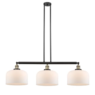 A thumbnail of the Innovations Lighting 213 X-Large Bell Black Antique Brass / Matte White