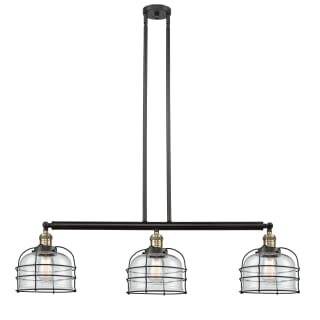 A thumbnail of the Innovations Lighting 213 Large Bell Cage Black Antique Brass / Clear