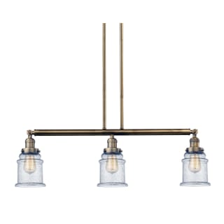 A thumbnail of the Innovations Lighting 213-S Canton Brushed Brass / Seedy