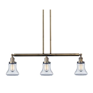 A thumbnail of the Innovations Lighting 213-S Bellmont Brushed Brass / Clear