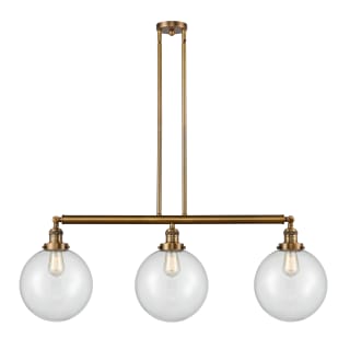 A thumbnail of the Innovations Lighting 213 X-Large Beacon Brushed Brass / Clear