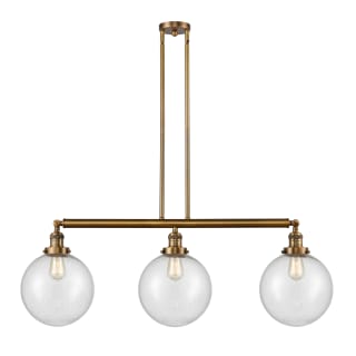 A thumbnail of the Innovations Lighting 213 X-Large Beacon Brushed Brass / Seedy