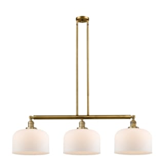 A thumbnail of the Innovations Lighting 213 X-Large Bell Brushed Brass / Matte White