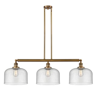 A thumbnail of the Innovations Lighting 213 X-Large Bell Brushed Brass / Seedy