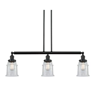 A thumbnail of the Innovations Lighting 213-S Canton Matte Black / Seedy