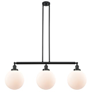 A thumbnail of the Innovations Lighting 213 X-Large Beacon Matte Black / Matte White