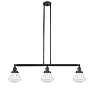 A thumbnail of the Innovations Lighting 213-S Olean Matte Black / Clear