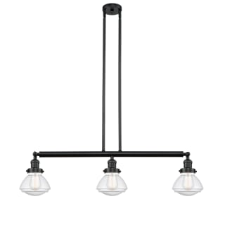 A thumbnail of the Innovations Lighting 213-S Olean Matte Black / Seedy