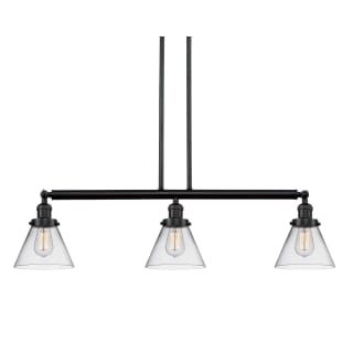 A thumbnail of the Innovations Lighting 213-S Large Cone Matte Black / Clear