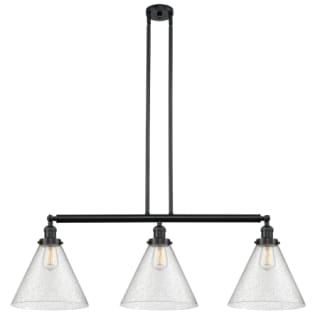 A thumbnail of the Innovations Lighting 213 X-Large Cone Matte Black / Seedy