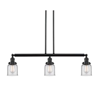 A thumbnail of the Innovations Lighting 213-S Small Bell Matte Black / Clear