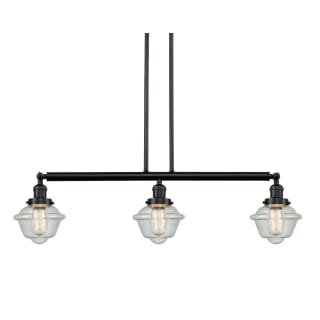 A thumbnail of the Innovations Lighting 213-S Small Oxford Matte Black / Seedy