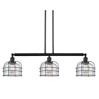 A thumbnail of the Innovations Lighting 213-S Large Bell Cage Matte Black / Seedy