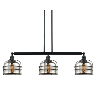 A thumbnail of the Innovations Lighting 213-S Large Bell Cage Matte Black / Silver Plated Mercury