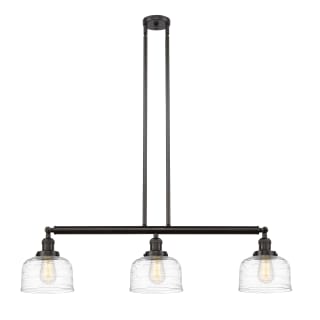 A thumbnail of the Innovations Lighting 213-13-41 Bell Linear Oil Rubbed Bronze / Clear Deco Swirl
