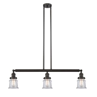 A thumbnail of the Innovations Lighting 213 Small Canton Oil Rubbed Bronze / Clear
