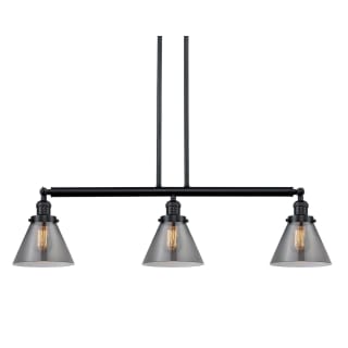 A thumbnail of the Innovations Lighting 213-S Large Cone Oil Rubbed Bronze / Smoked