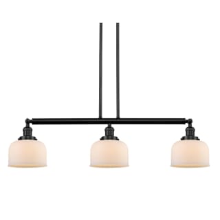 A thumbnail of the Innovations Lighting 213-S Large Bell Oil Rubbed Bronze / Matte White Cased