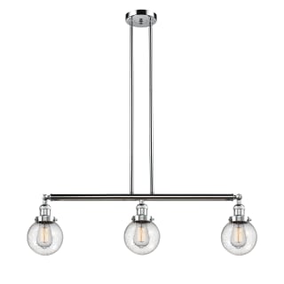 A thumbnail of the Innovations Lighting 213-S-6 Beacon Polished Chrome / Seedy