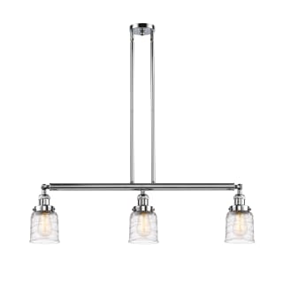 A thumbnail of the Innovations Lighting 213-10-38 Bell Linear Polished Chrome / Deco Swirl