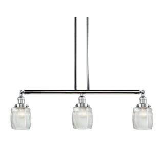 A thumbnail of the Innovations Lighting 213-S Colton Polished Chrome / Thick Clear Halophane