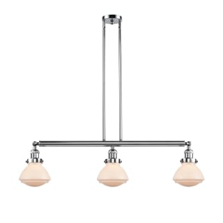 A thumbnail of the Innovations Lighting 213-S Olean Polished Chrome / Matte White