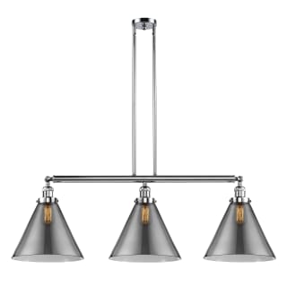 A thumbnail of the Innovations Lighting 213 X-Large Cone Polished Chrome / Plated Smoke