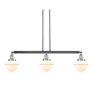 A thumbnail of the Innovations Lighting 213-S Small Oxford Polished Chrome / Matte White Cased