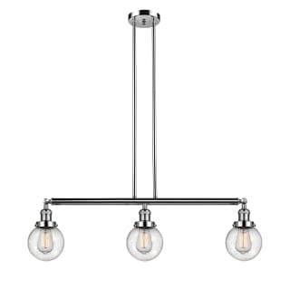 A thumbnail of the Innovations Lighting 213-S-6 Beacon Polished Nickel / Seedy