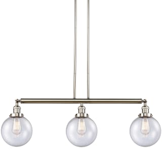 A thumbnail of the Innovations Lighting 213-13-41 Beacon Linear Polished Nickel / Seedy