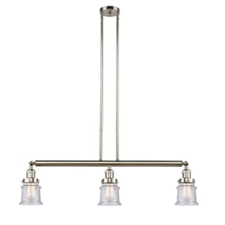 A thumbnail of the Innovations Lighting 213 Small Canton Polished Nickel / Seedy