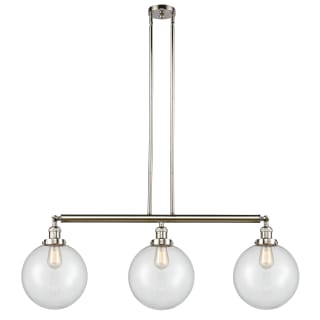 A thumbnail of the Innovations Lighting 213 X-Large Beacon Polished Nickel / Clear