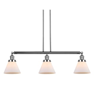 A thumbnail of the Innovations Lighting 213-S Large Cone Polished Nickel / Matte White Cased