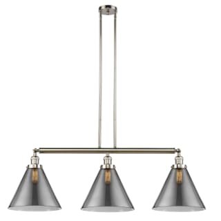 A thumbnail of the Innovations Lighting 213 X-Large Cone Polished Nickel / Plated Smoke