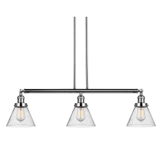 A thumbnail of the Innovations Lighting 213-S Large Cone Polished Nickel / Seedy