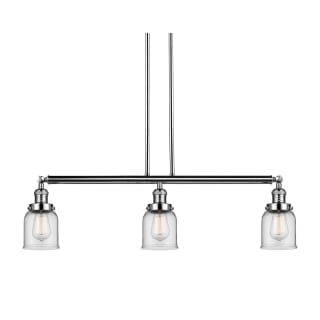 A thumbnail of the Innovations Lighting 213-S Small Bell Polished Nickel / Clear